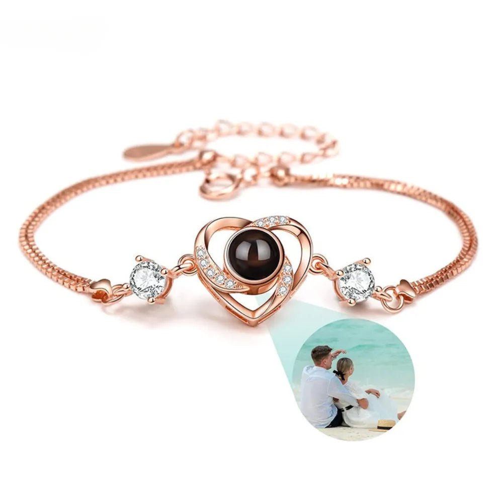 Bracciale con Foto Dentro Donna - Photo 1
