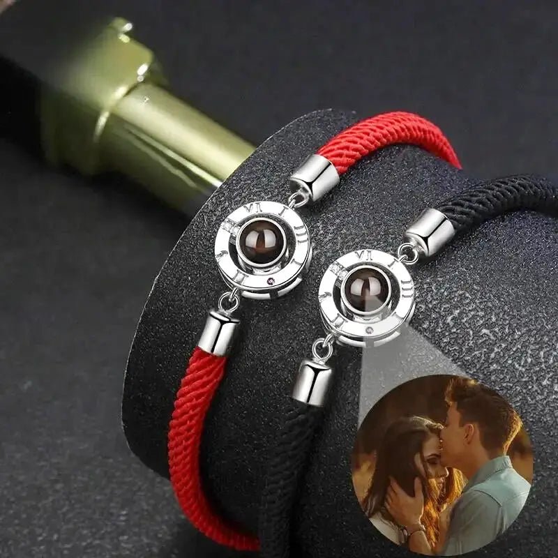 Bracciale con Foto Dentro Uomo - Photo 1