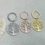 Portachiavi Albero della Vita con Nomi - Photo 1