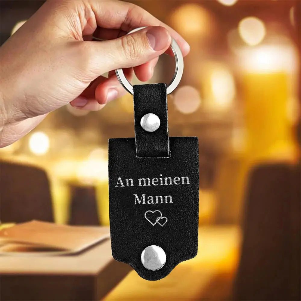 Portachiavi Pelle Uomo Personalizzati - Photo 1