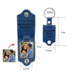 Portachiavi Pelle Uomo Personalizzati - Photo 4