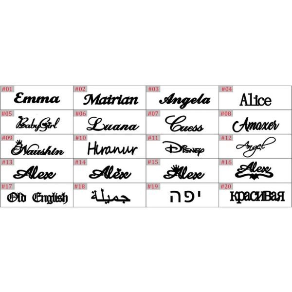 Scelta del carattere