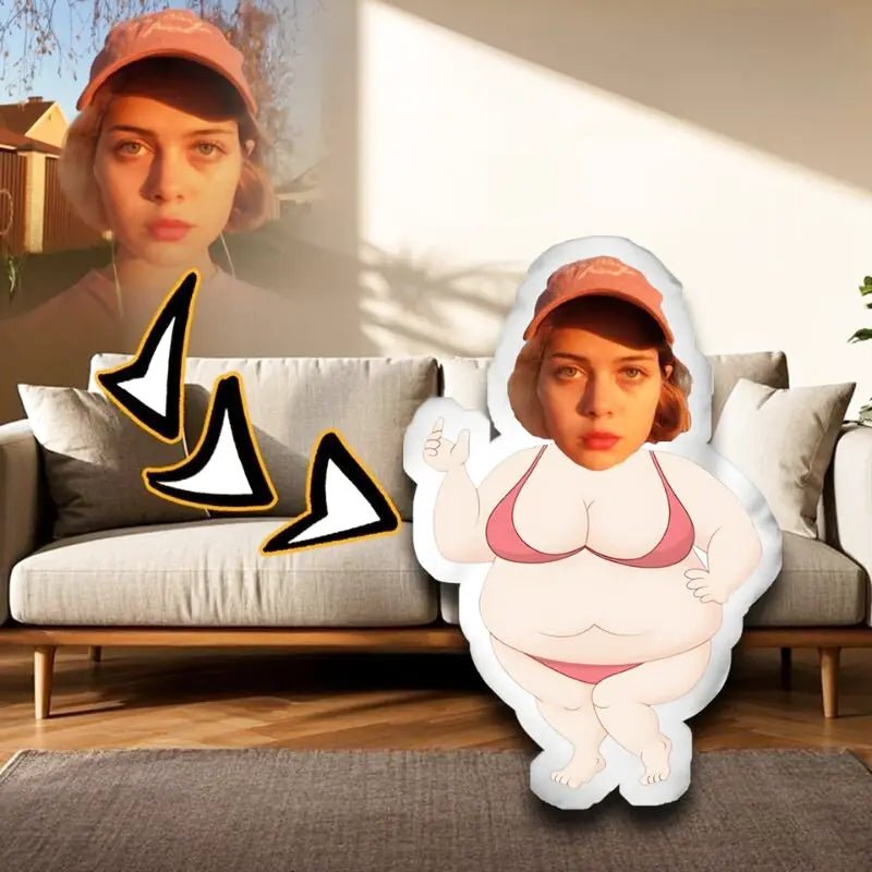 Cuscino con Foto Stampata Bikini - Photo 1