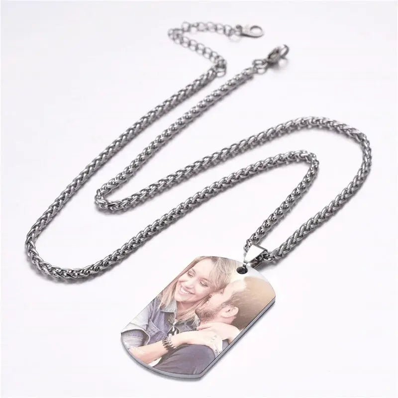 Collana Piastrina Uomo Personalizzata - Photo 1