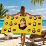 Asciugamano da bagno personalizzato con foto - Photo 3
