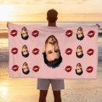 Asciugamano da bagno personalizzato con foto - Photo 4