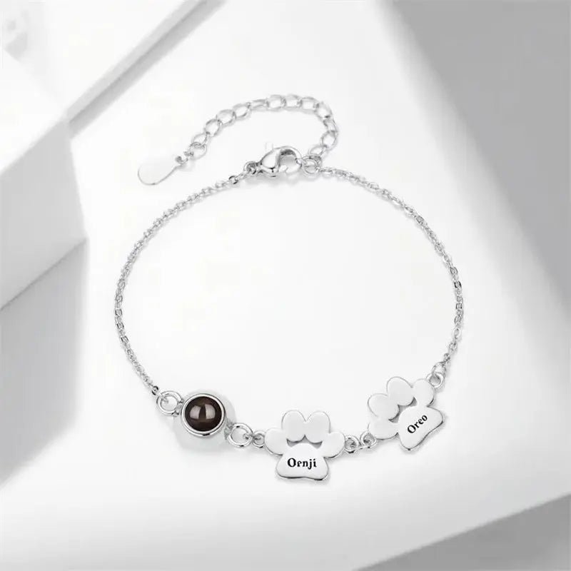 Bracciale Donna Personalizzabile Zampa di Cane - Photo 1