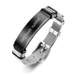 Bracciale in acciaio uomo personalizzato con foto - Photo 2