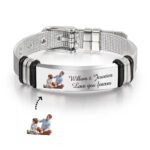 Bracciale in acciaio uomo personalizzato con foto - Photo 7