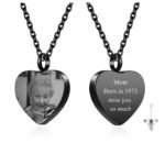 Collana Pendente Cuore con Foto - Photo 2