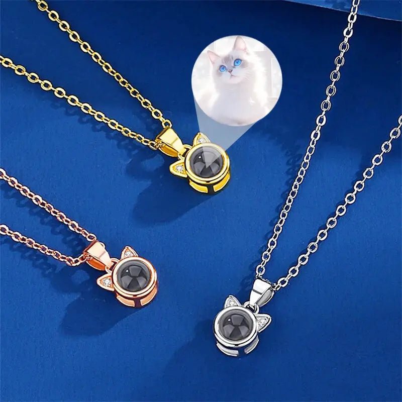 Collana Pendente Gatto con Foto