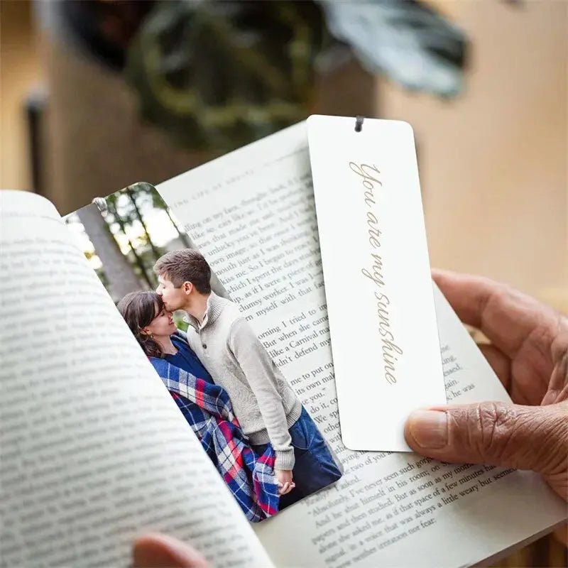 Segnalibro Foto Personalizzato con Testo