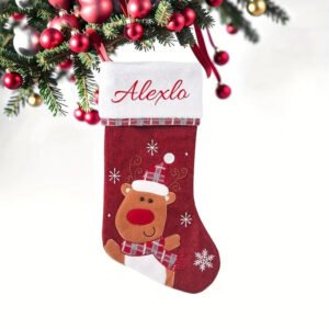 Calza di Natale Personalizzata Renna