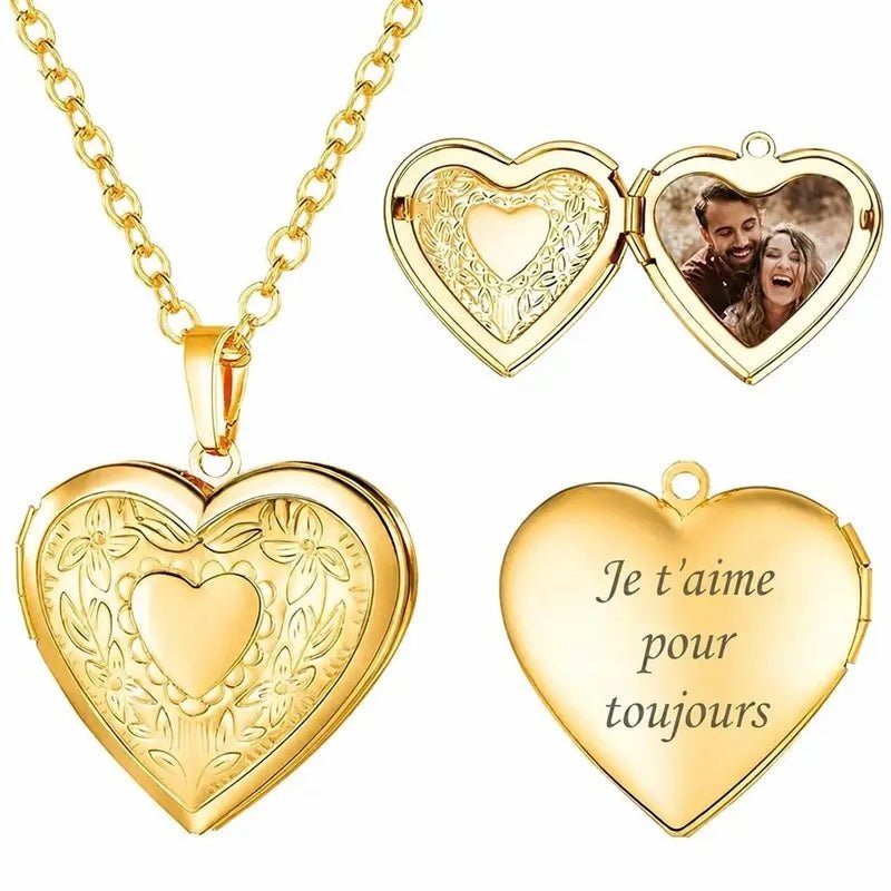 Collana Pendente Cuore Foto
